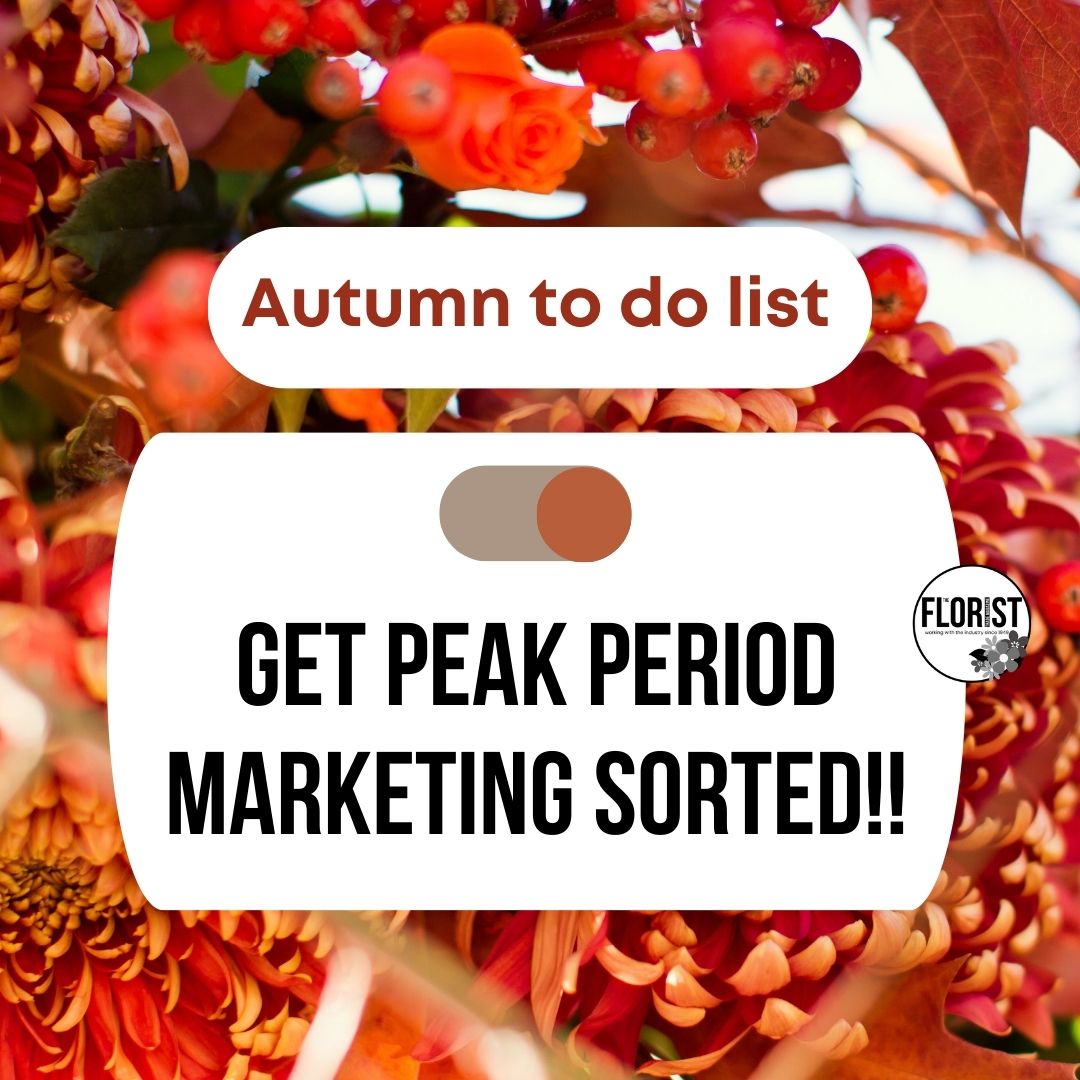 Autumn ... time to get the marketing sorted!