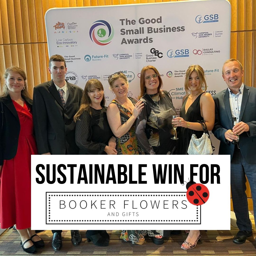 Sustainability Award for Booker Flowers and Gifts